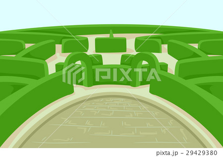 Outdoor Garden Hedge Maze 29429380