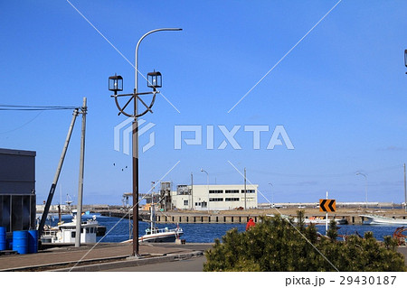 北海道岩内港の街灯 29430187