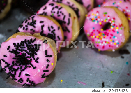 Donuts sweet bread on white background. Donuts sweet bread on white background. 29433428
