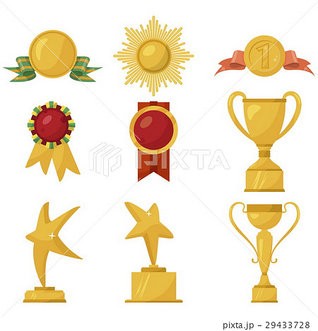 Medals and gold cups collection 29433728