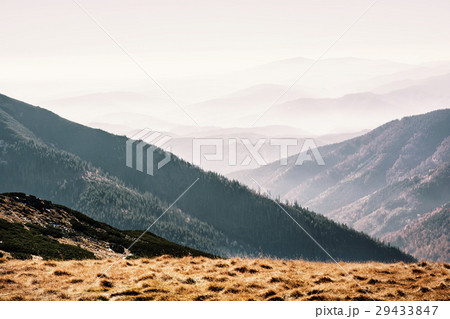 Low Tatras mountains, Slovak, yellow photo filter Low Tatras mountains, Slovak, yellow photo filter 29433847