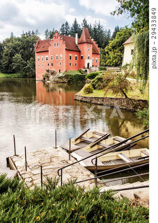Cervena Lhota chateau in Czech, photo filter 29433849