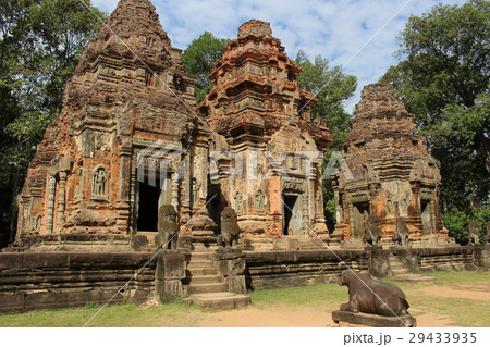 最古のアンコール遺跡　プリアコー　カンボジア　世界遺産 29433935
