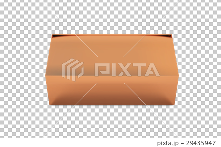 solid copper metal box top view 29435947