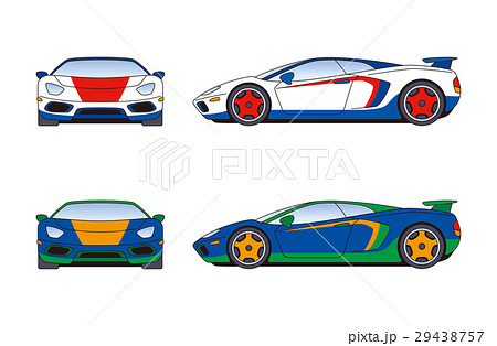 レーシングカー プロトタイプ スーパーカー レーシングのイラスト素材 29438757 Pixta