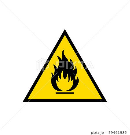 Flammable sign icon 29441986
