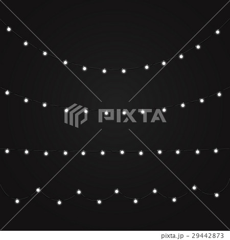 Different Christmas garlands vector clipart 29442873