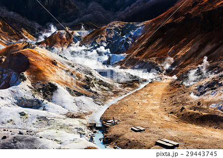 Closeup Noboribetsu Hot Spring Closeup Noboribetsu Hot Spring 29443745