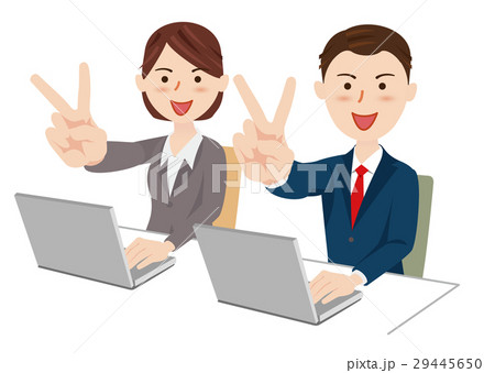 オフィス　デスクワーク 29445650
