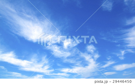 Blue sky white clouds fresh air 29446450