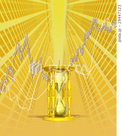黄金の都市と株式投資の砂時計 29447123