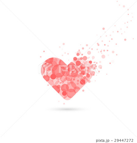Red heart icon.Valentine day card with hearts sign Red heart icon.Valentine day card with hearts sign 29447272