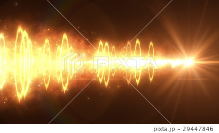 レーザーとわっかのイラスト素材