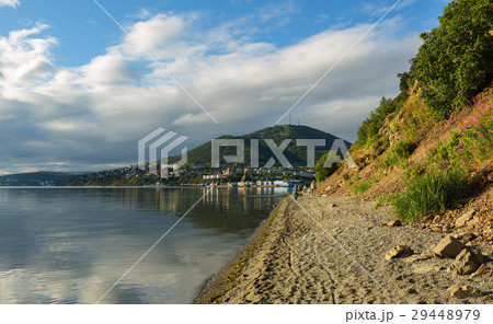 City beach on Ozernovskaya spit, shore of Avacha City beach on Ozernovskaya spit, shore of Avacha 29448979