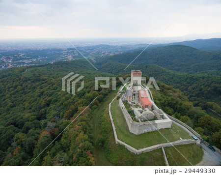 Aerial view of Old town Medvedgrad. 29449330