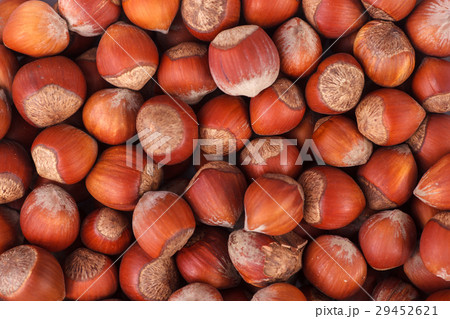 Hazelnut background Hazelnut background 29452621