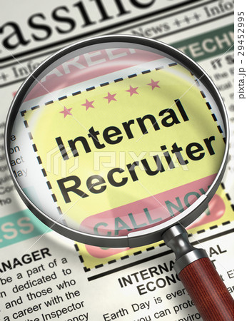Internal Recruiter Hiring Now. 3D. 29452995