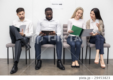 People Waiting for Job Interview Concept People Waiting for Job Interview Concept 29453823