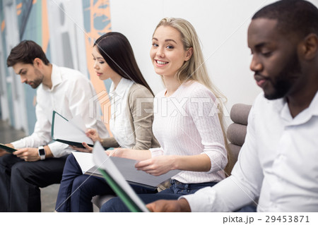 People Waiting for Job Interview Concept People Waiting for Job Interview Concept 29453871