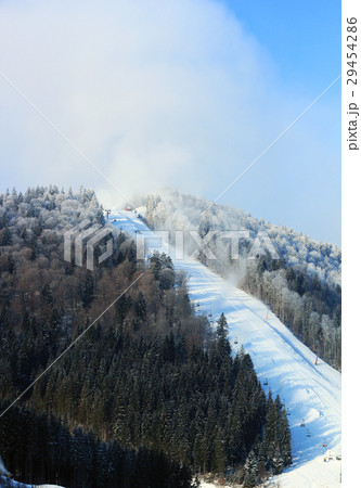 Ski slope, winter Ski slope, winter 29454286