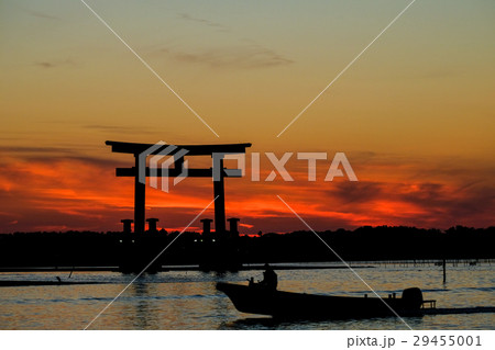 浜名湖　弁天島の夕刻 29455001