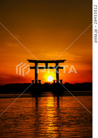 浜名湖　弁天島の夕刻 29455012