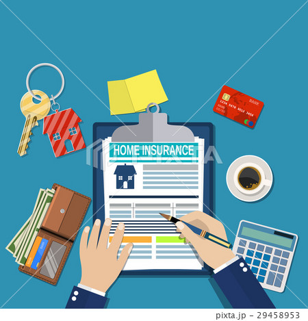 home insurance form concept home insurance form concept 29458953
