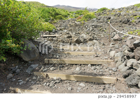富士山　富士宮ルート　登山道 29458997