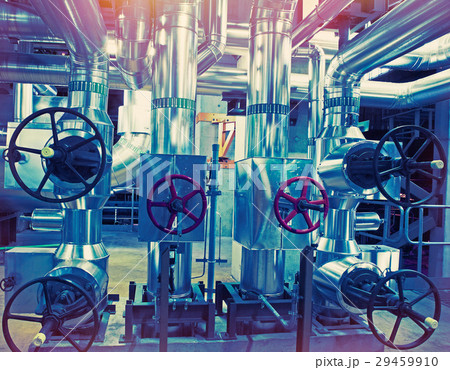 Industrial zone, Steel pipelines and valves 29459910