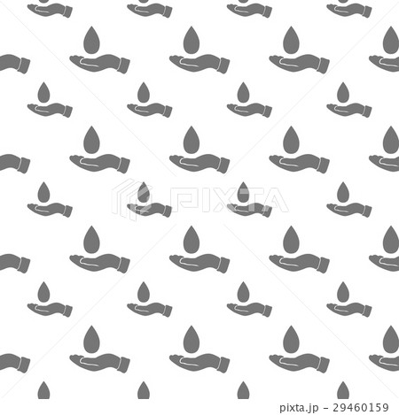 seamless pattern with water drop and hand seamless pattern with water drop and hand 29460159