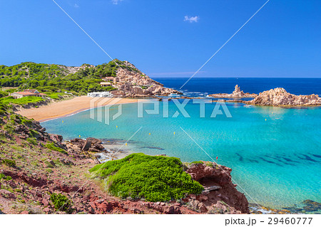 Cala Pregonda beach with golden sand 29460777
