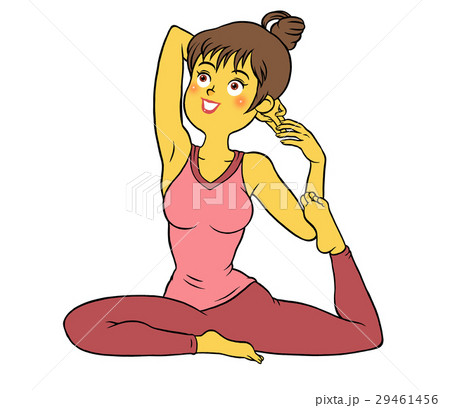 ヨガをする女性 29461456