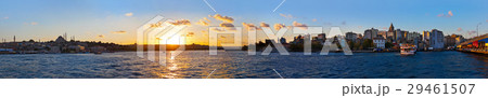 Istanbul sunset panorama 29461507