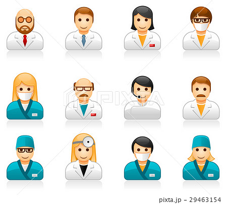 Medical staff avatars - doctors and nurses Medical staff avatars - doctors and nurses 29463154