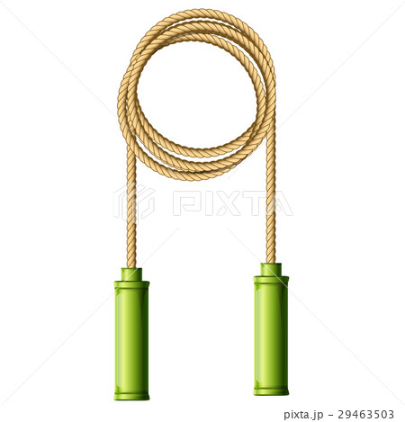 Coiled Skipping Rope Jump Rope Ring のイラスト素材