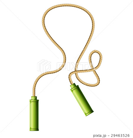 Skipping Rope Jump Rope Isolated On Whiteのイラスト素材