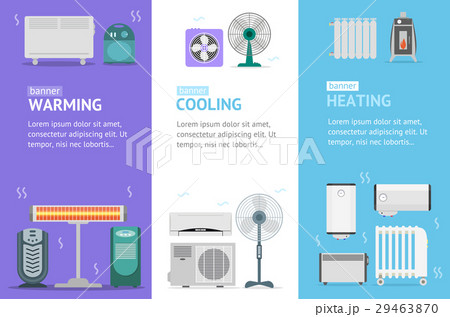 Heating, Cooling and Warming Devices Banner Card Heating, Cooling and Warming Devices Banner Card 29463870