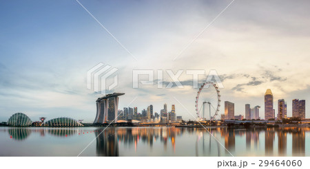 Singapore Skyline and view of Marina Bay Singapore Skyline and view of Marina Bay 29464060