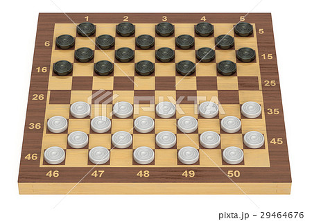 International checkers game board and pieces International checkers game board and pieces 29464676