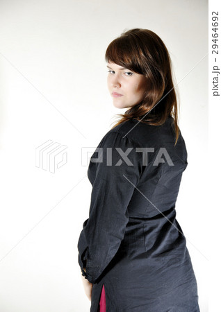 Portrait young beautiful woman in kimano Portrait young beautiful woman in kimano 29464692