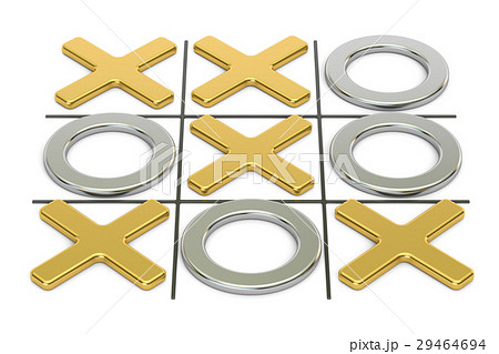 Tick-tac-toe or noughts and crosses game Tick-tac-toe or noughts and crosses game 29464694