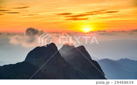 Sunset Doi Luang Chiang Dao, Chiang Mai ,Thailand. 29468639