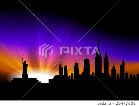 background with silhouettes of buildings background with silhouettes of buildings 29477905