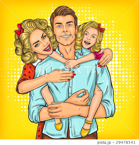 Portrait of a happy family - father, mother and 29478541