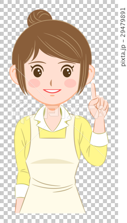 エプロンの女性 エプロンの女性 29479891