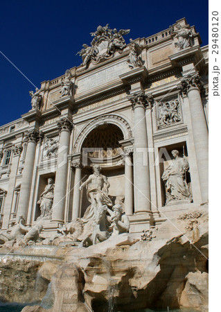 famous Trevi Fountain in Rome, Italy. famous Trevi Fountain in Rome, Italy. 29480120