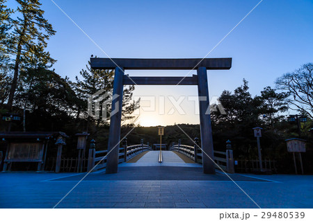 伊勢神宮　宇治橋鳥居 29480539