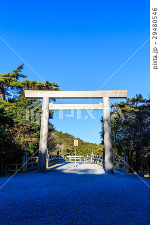 伊勢神宮 宇治橋鳥居 伊勢神宮 宇治橋鳥居 29480546