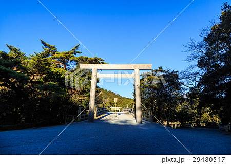 伊勢神宮 宇治橋鳥居 伊勢神宮 宇治橋鳥居 29480547
