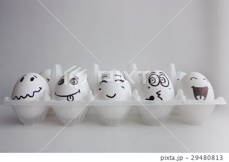 Eggs are funny with a face on the stand Eggs are funny with a face on the stand 29480813